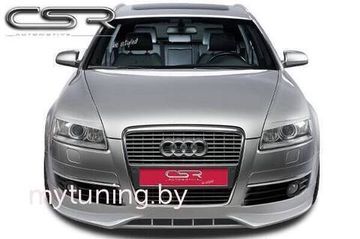 Накладка на передний бампер CSR для Audi А6 (2004-2008)