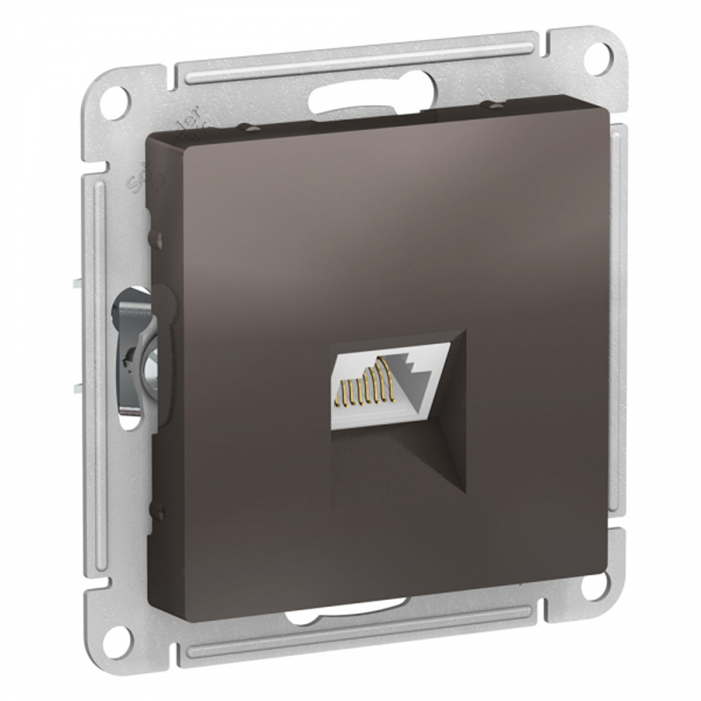 ATN000686 Systeme Electric AtlasDesign Мокко Розетка компьютерная RJ45, кат. 6A, механизм
