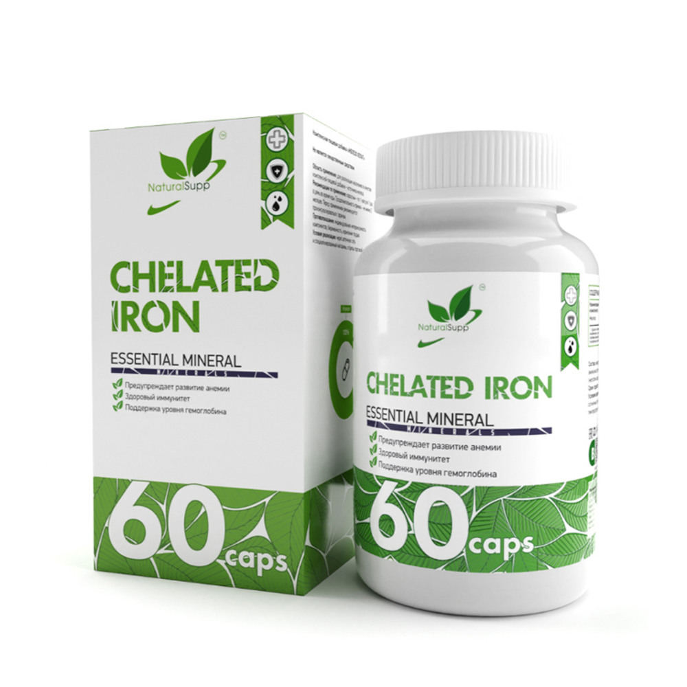 ХЕЛАТ ЖЕЛЕЗА 60 КАПС (Naturalsupp)