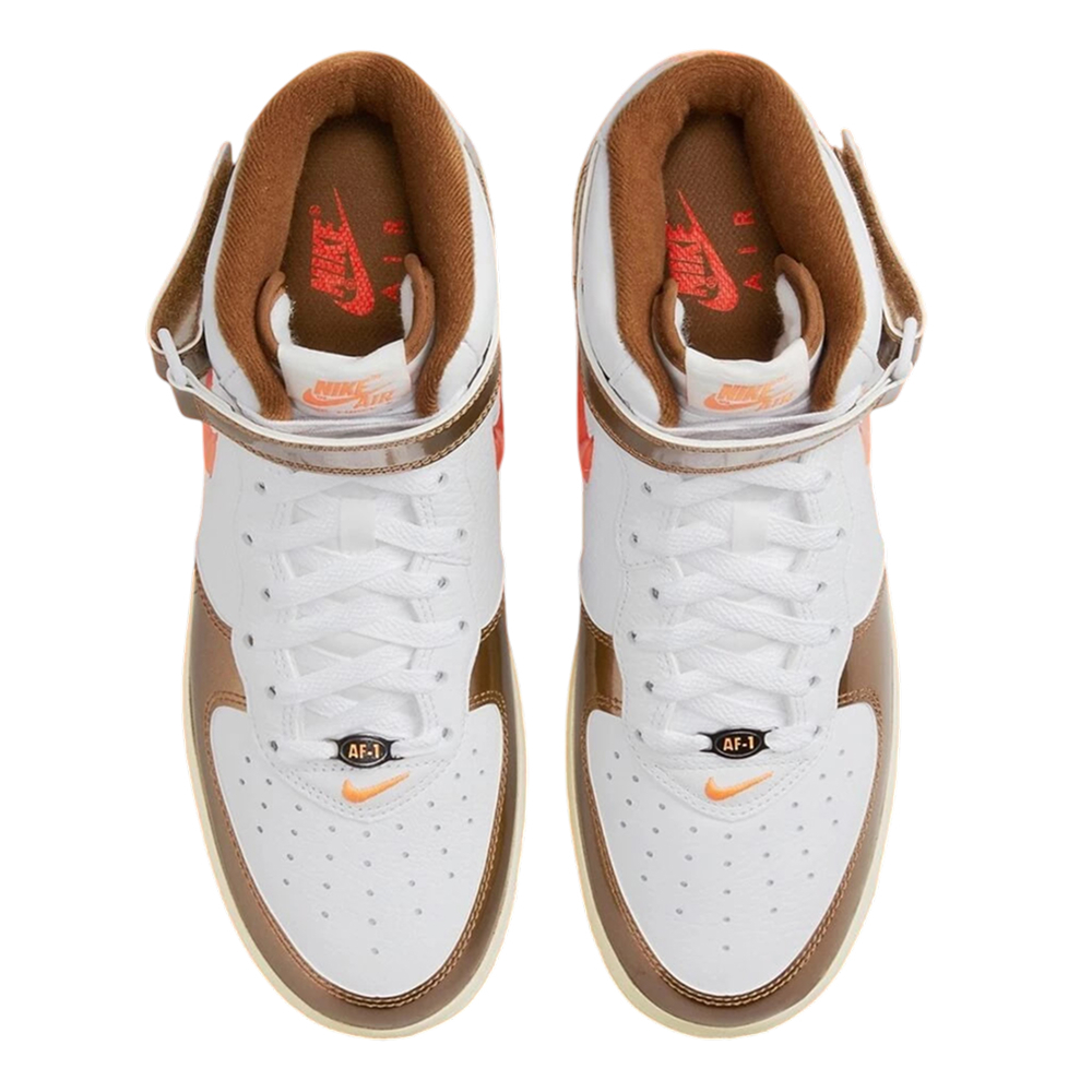 Кроссовки Nike Air Force 1 Mid QS White/Brown