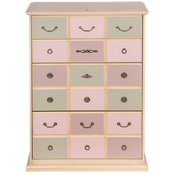 Комод "Пандора"- 4 с 4 ящиками Айвори Акварель