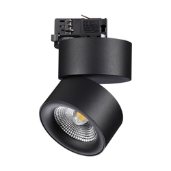 358787 PORT NT21 271 черный Трехфазный трековый светодиодный светильник IP20 LED 25W 4000K 2200Лм 100-265V GRODA