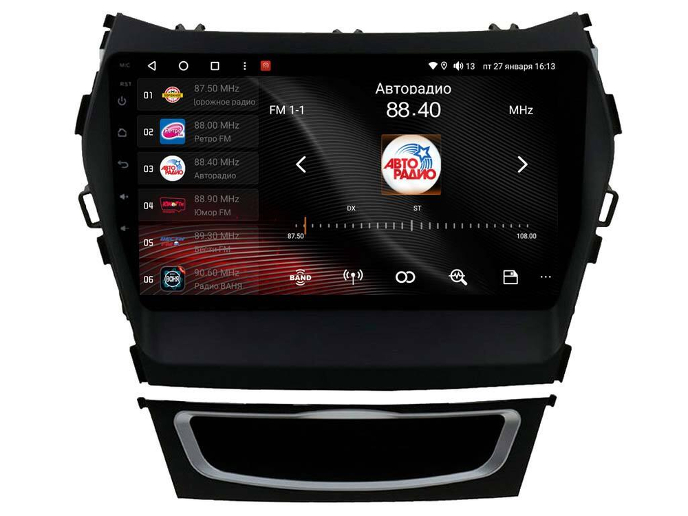 Магнитола для Hyundai Santa Fe 2012-2018 - Vaycar VA23-0209 на Android 13, 8-ядер, 4G SIM-слот