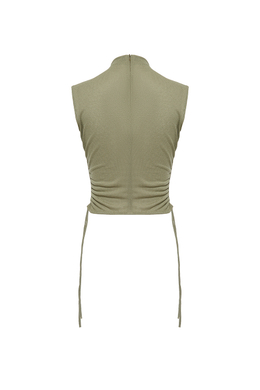 Топ с горлом TANZANIA Moss