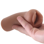 Коричневый мастурбатор-ротик 12,7см PipeDream PDX Extreme Coed Cocksucker Stroker in Brown RD42429