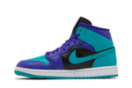 Кроссовки Jordan Air Jordan 1 Mid Black Grape (Женская размерная сетка)