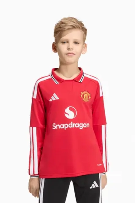 Футболка с длинными рукавами adidas Manchester United 26/27 Home Junior - красный