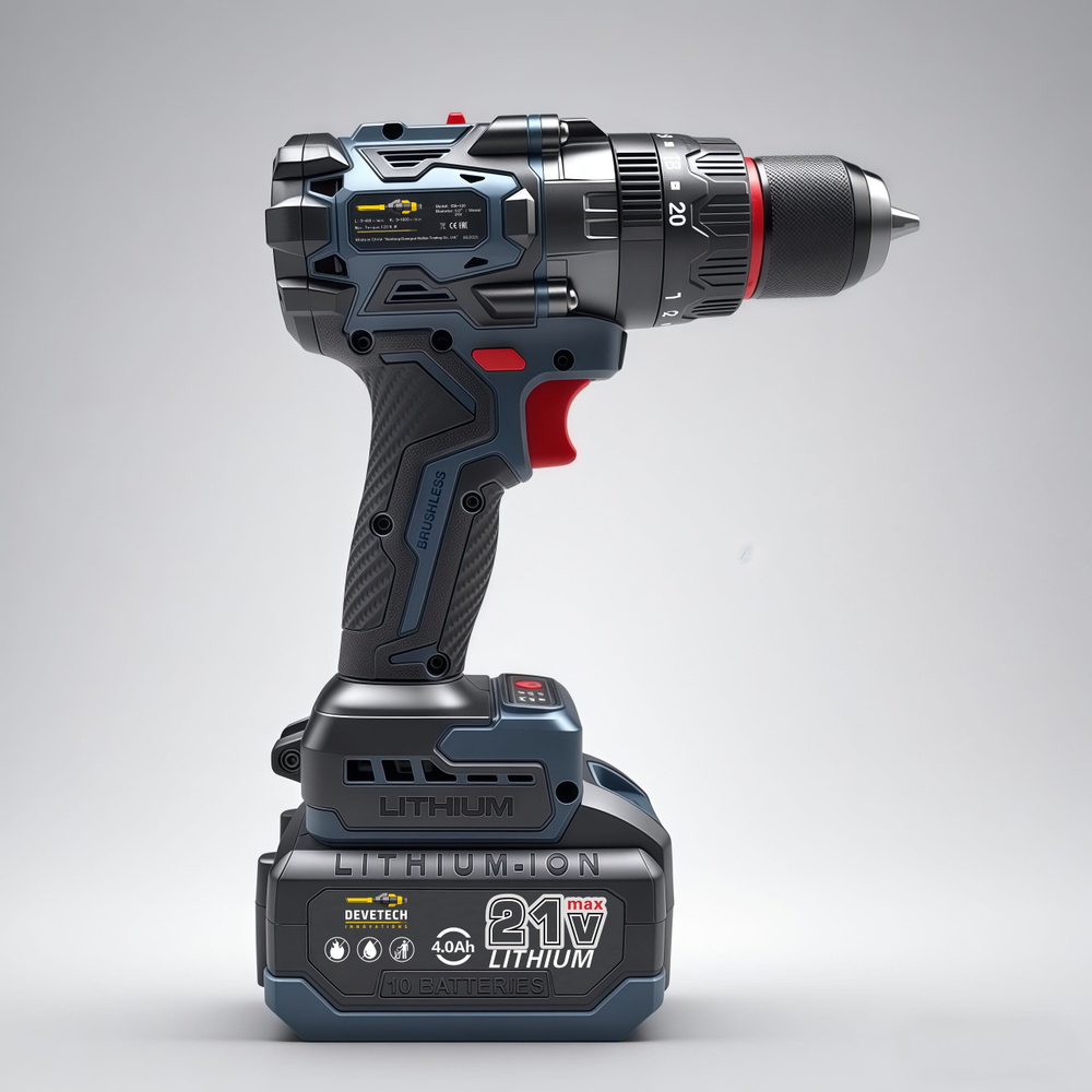 Аккумуляторная Дрель-шуруповерт DEVETECH CIS-120