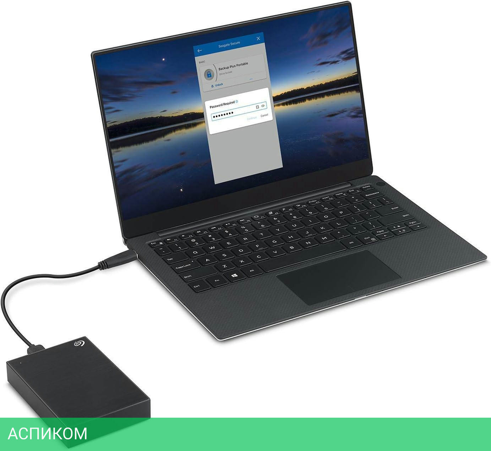 Внешний накопитель Seagate One Touch 4TB черный (STKZ4000400)