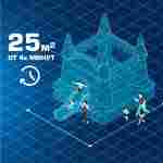 Нагнетатель воздуха (насос) для надувных батутов и конструкций, Huawei REH-3E, WindForce 2800W