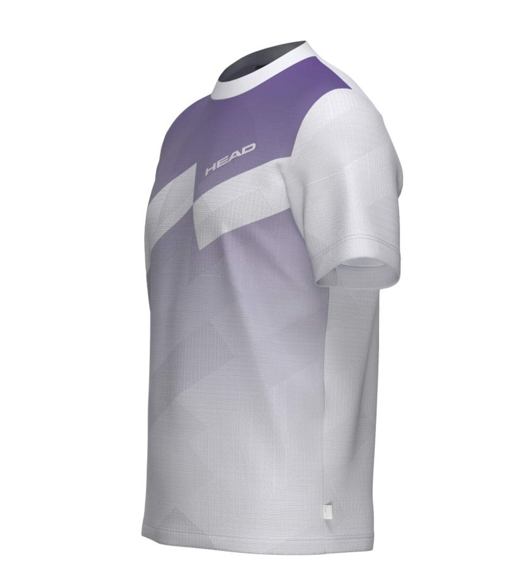 Мужская теннисная футболка Head Pro - purple/white