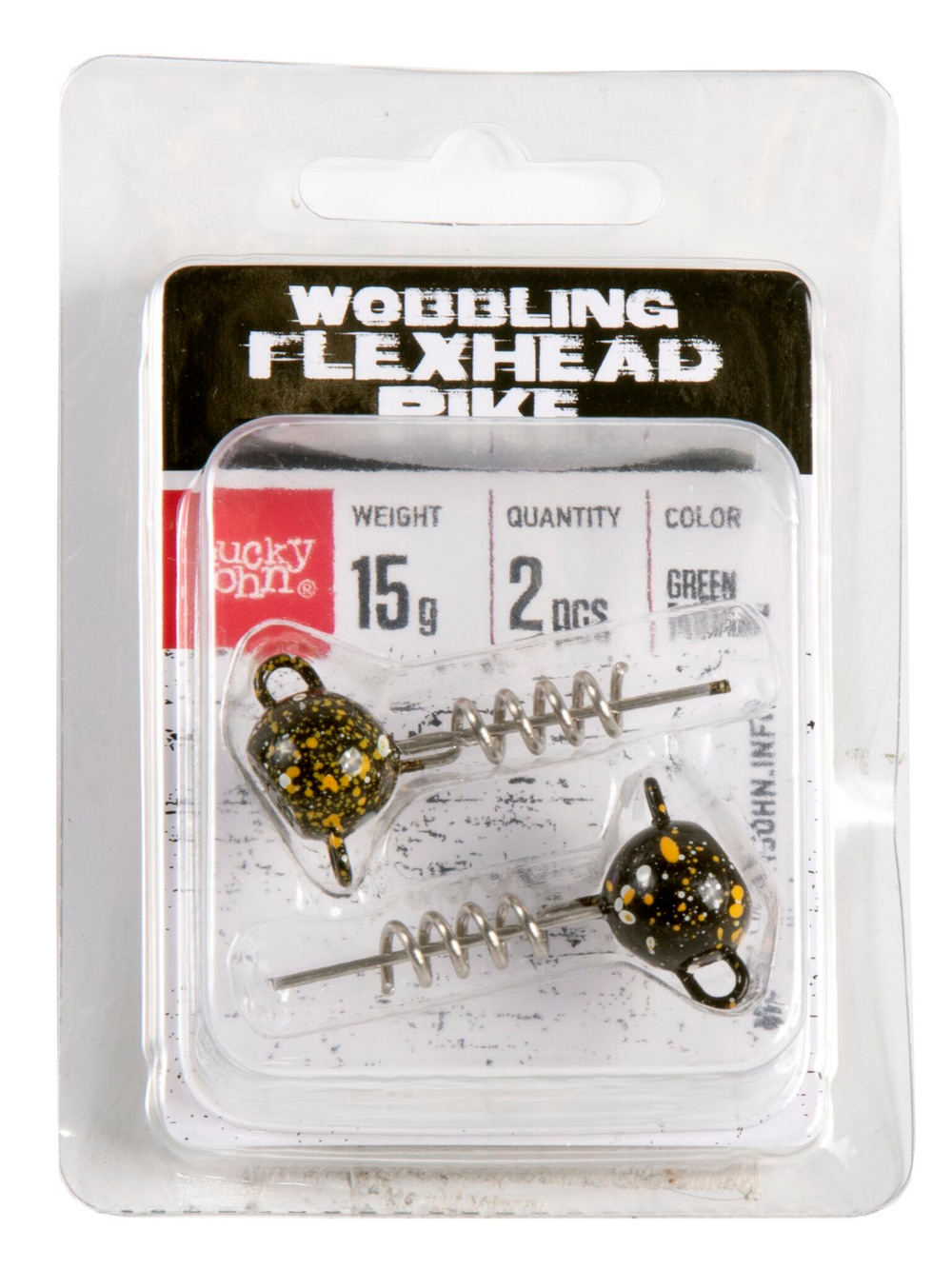 Груз-головки спираль LJ 3D BBS Series Wobbling Flexhead Pike 15г, цвет 003, 2шт.