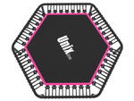 Батут UNIX Line FITNESS Lite Pink (130 cm)