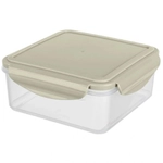 Контейнер для продуктов 1л «Smart lock» квадратный светло-серый 431160130