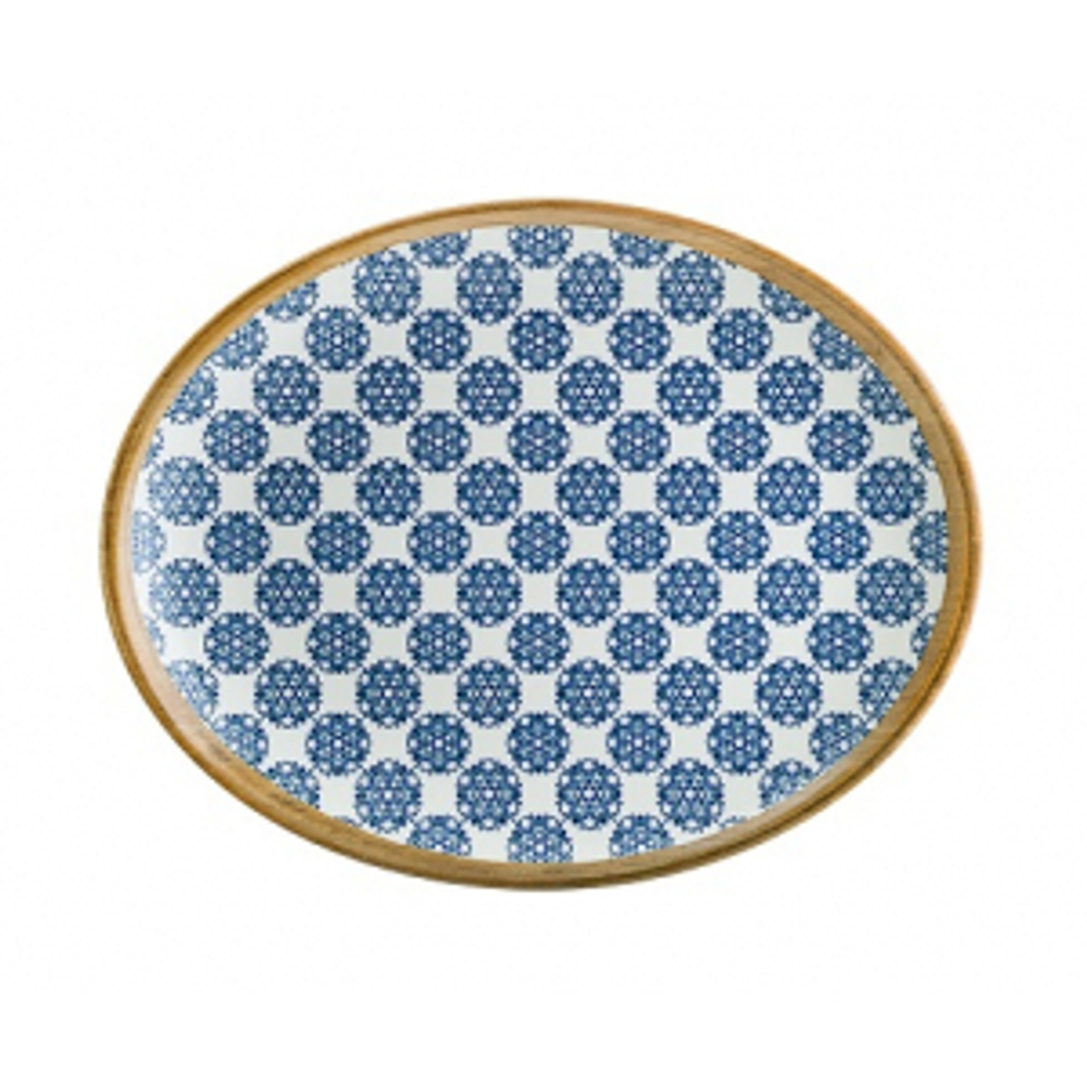 Блюдо овальное 250*190 мм. Калиф Лотус (66089)