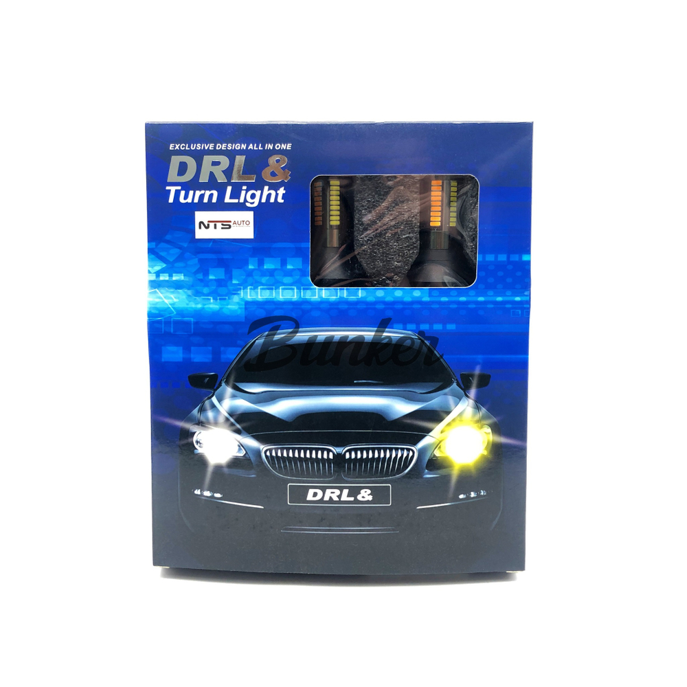 LED ДХО+Поворотник LK 66 SMD (1156) P21W,12V