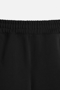 ZARA ТЕХНИЧЕСКИЕ БЕРМУДЫ С ЛАМПАСАМИ, ЧЕРНЫЙ