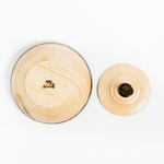 Деревянная сахарница из древесины сибирского кедра