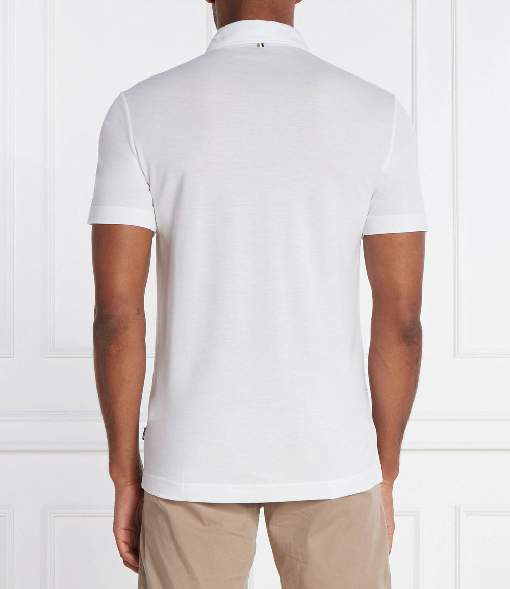 Поло Press BOSS BLACK - белый(50508830)