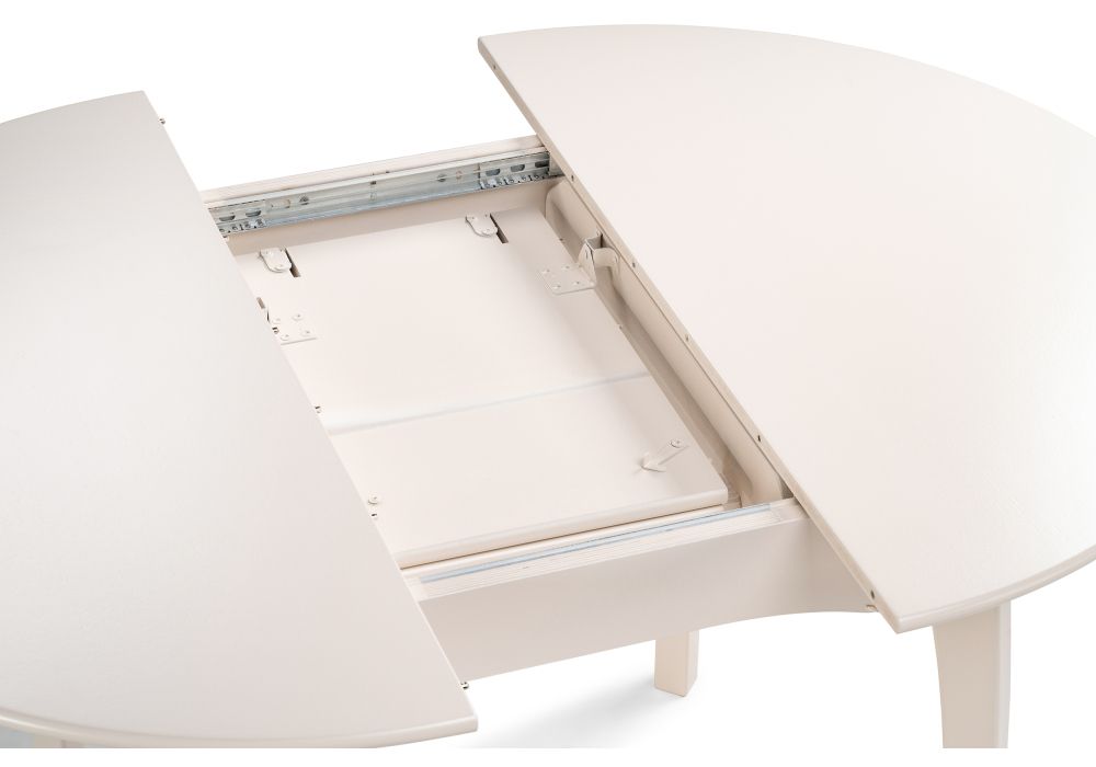 Деревянный стол Распи 100(130)х100х76 беж