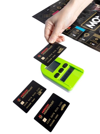 Игра настольная "Монополист. Black Edition" с терминалом для карт (Tom Toyer)