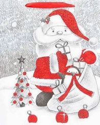 Подарочный пакет Санта (506-M)