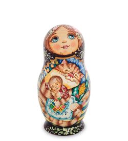 Народные промыслы МР-16/27 Матрешка 5м «Мария с котом»