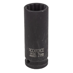 Головка ударная глубокая 21мм (12гр.), 1/2'' RockForce RF-4488521