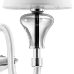 809616 Бра OTTO 1х40W E14 БЕЛЫЙ ткань