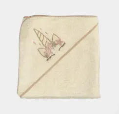 Полотенце с уголком махровое Lollycottons Единорог звезды