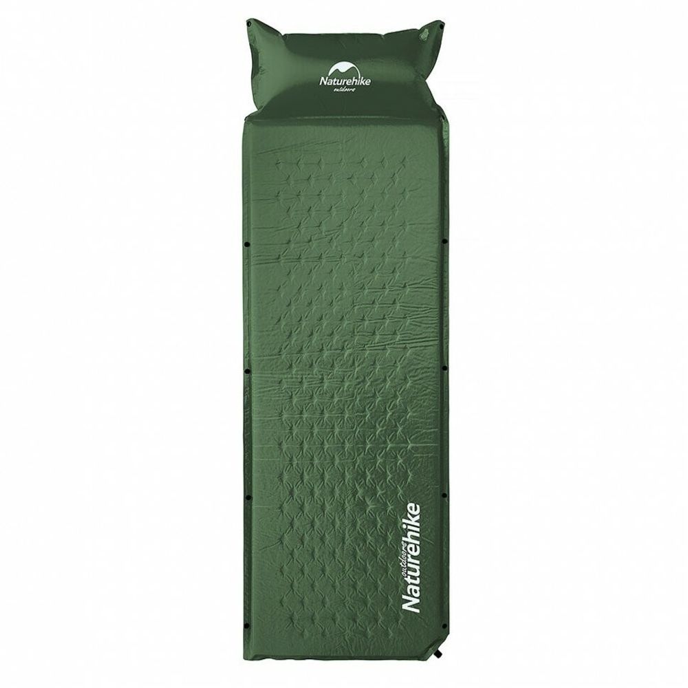 Коврик для сна Naturehike NH15Q002-D с подушкой хаки, 6927595705124