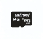 64 Gb microSD Smartbuy Class 10 без адаптера