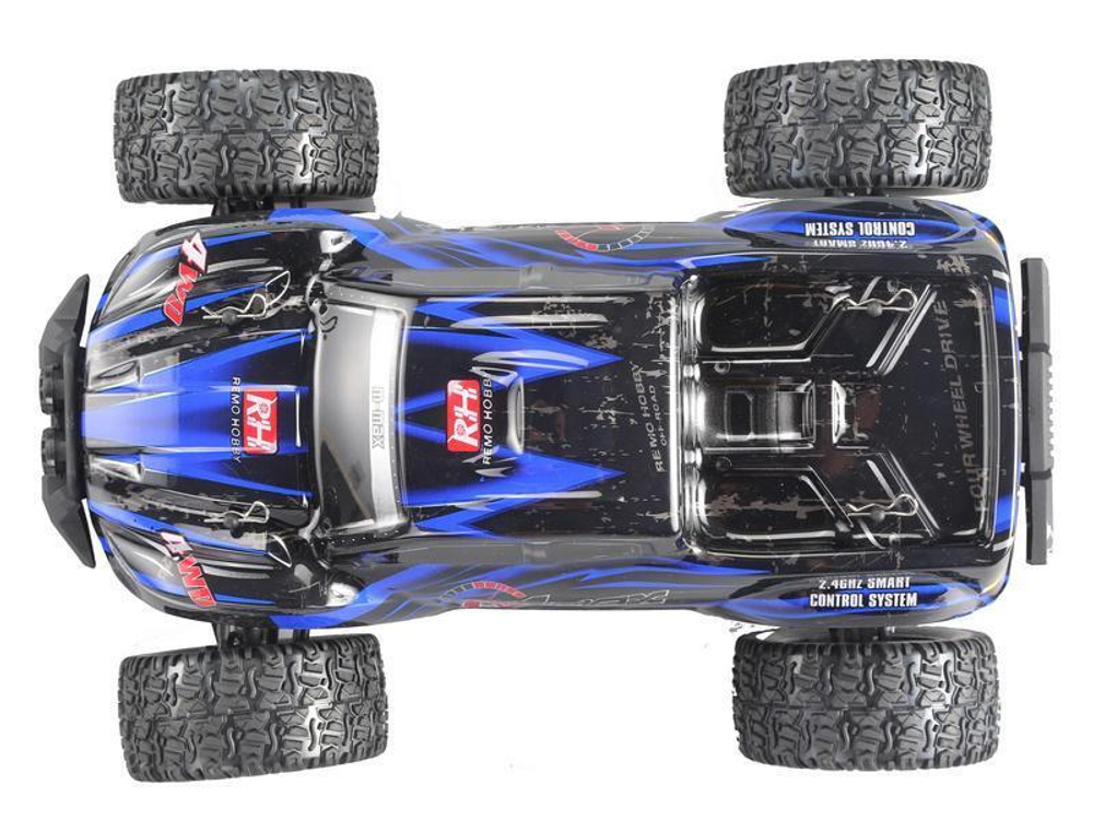 Радиоуправляемый монстр Remo Hobby MMAX Brushless 1/10 4WD с Li-Po аккумулятором, мощный и влагозащищенный, для активного отдыха