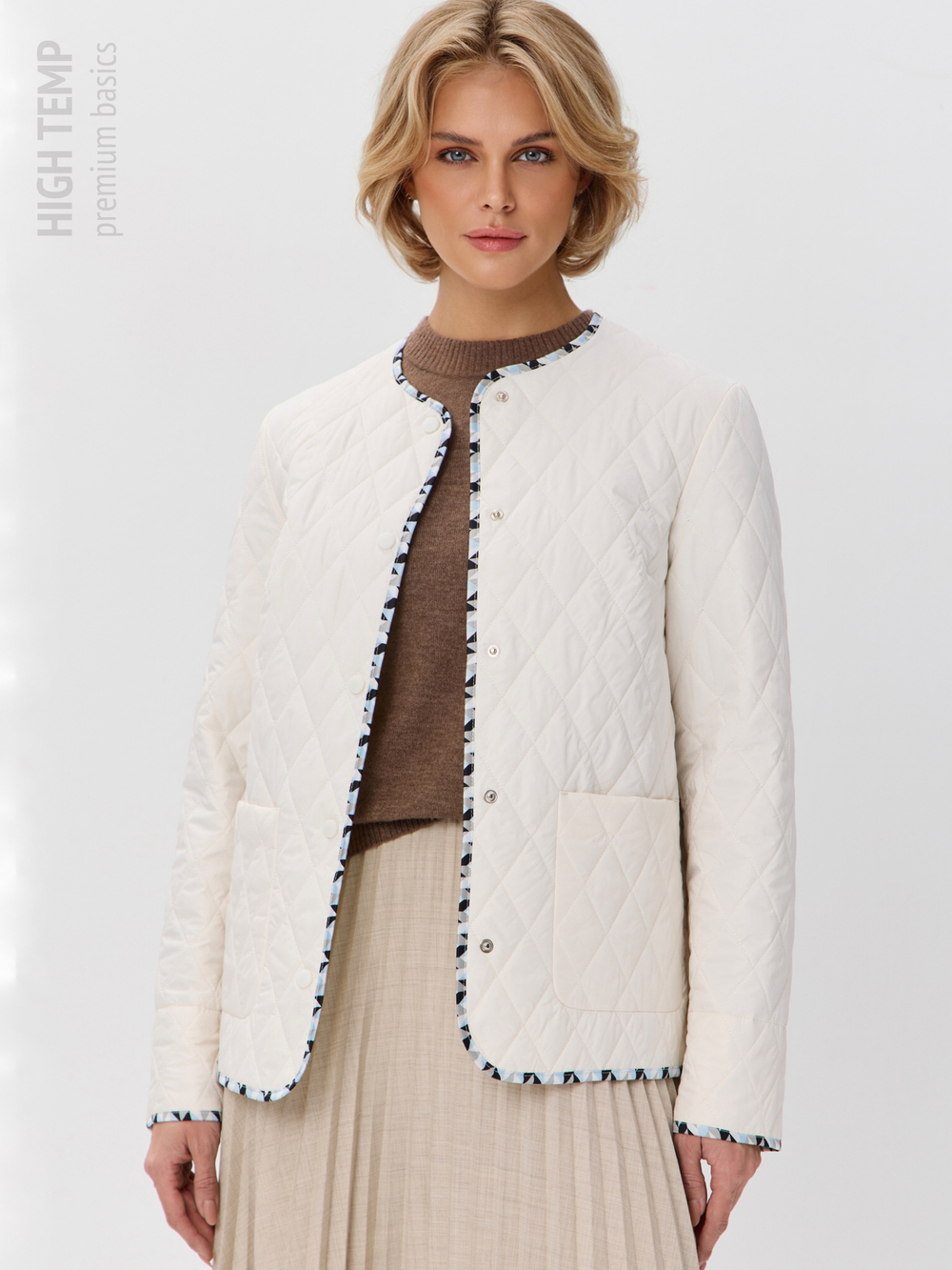 Куртка-жакет стеганая шанель на кнопках