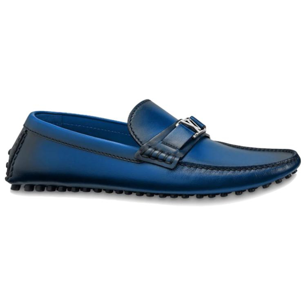 LOUIS VUITTON Hockenheim Moccasin Shoes "Blue"