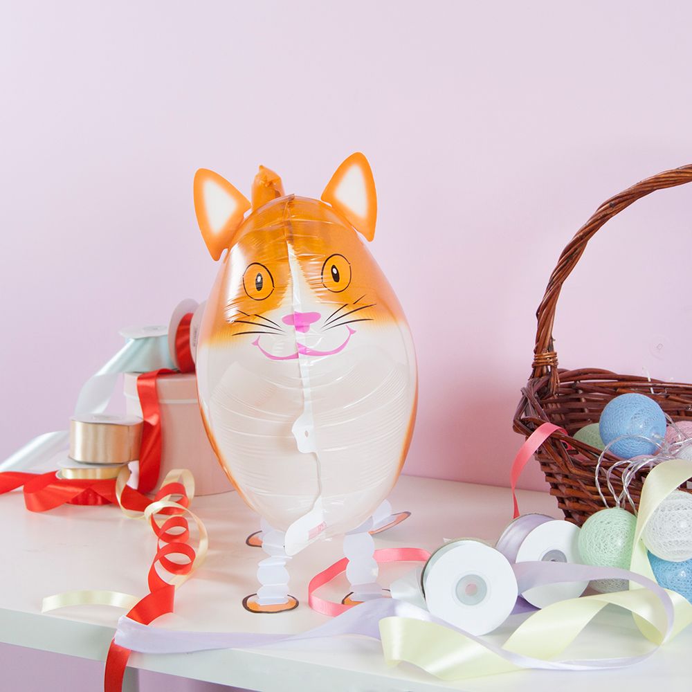 Шар (24"/61 см) Ходячая Фигура, Кот 1 шт.