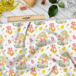 Ткань шифон детские барашки