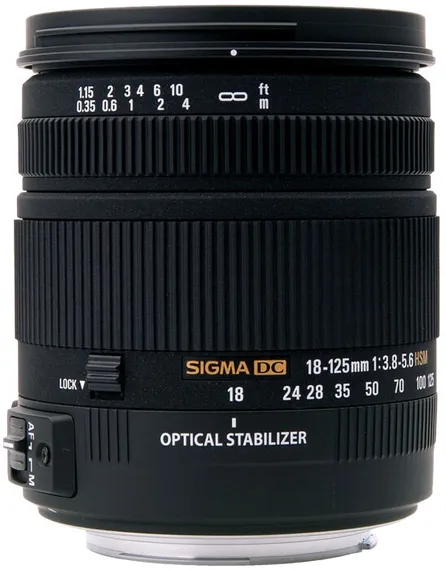 Объектив Sigma 18-125mm F3.5-5.6 DC (Nikon)
