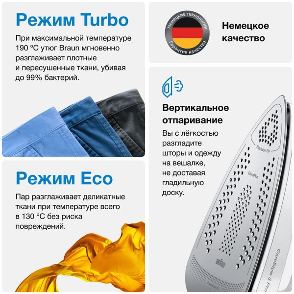 Парогенератор Braun CareStyle 3 IS3132WH
