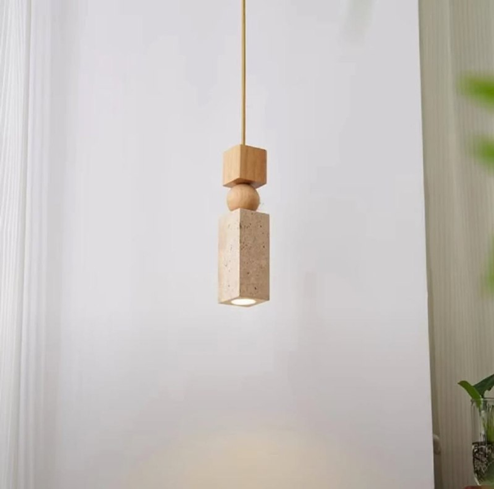 Подвесные светильники в стиле минимализм с природным акцентом.