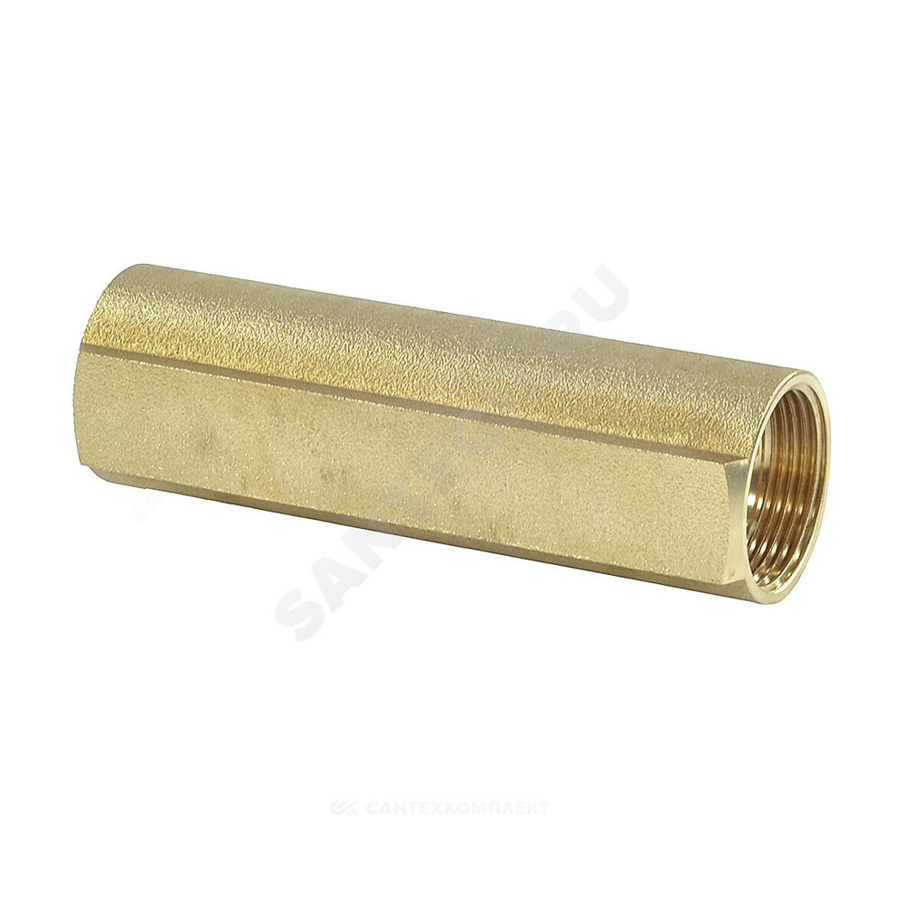 Коллектор латунь 1 1/4" ВР/ВР на 3 вых 1/2" ВР м/о 100мм Апогей 422144 (КЛА3203.100-1-ВР15)