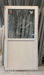 Дверь пластиковая входная Б/У 2060(в) x 1080(ш)