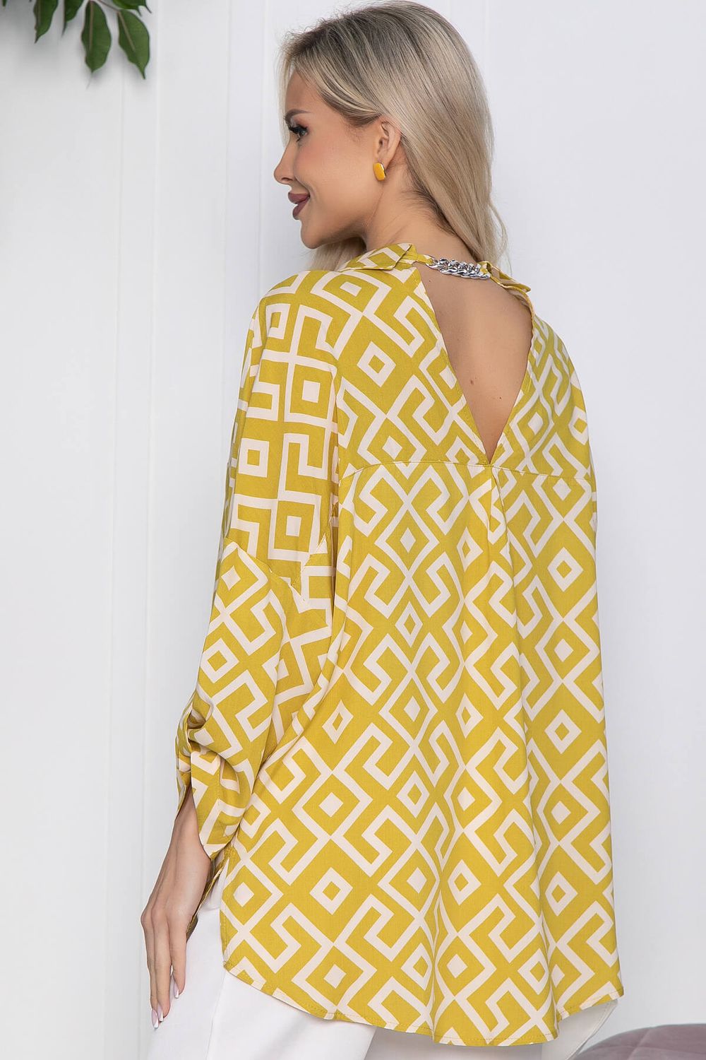 Рубашка Лето (лайм) Б10586 LT Collection