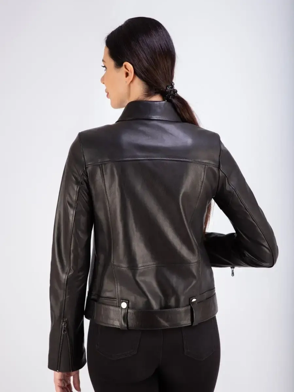 Косуха женская кожаная натуральная куртка Турция