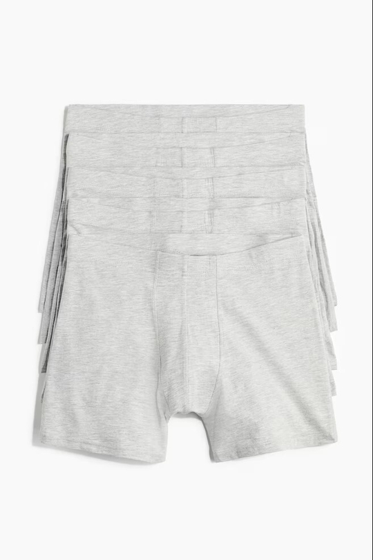 H&M Набор трусов-боксеров ( 5 шт.), серый