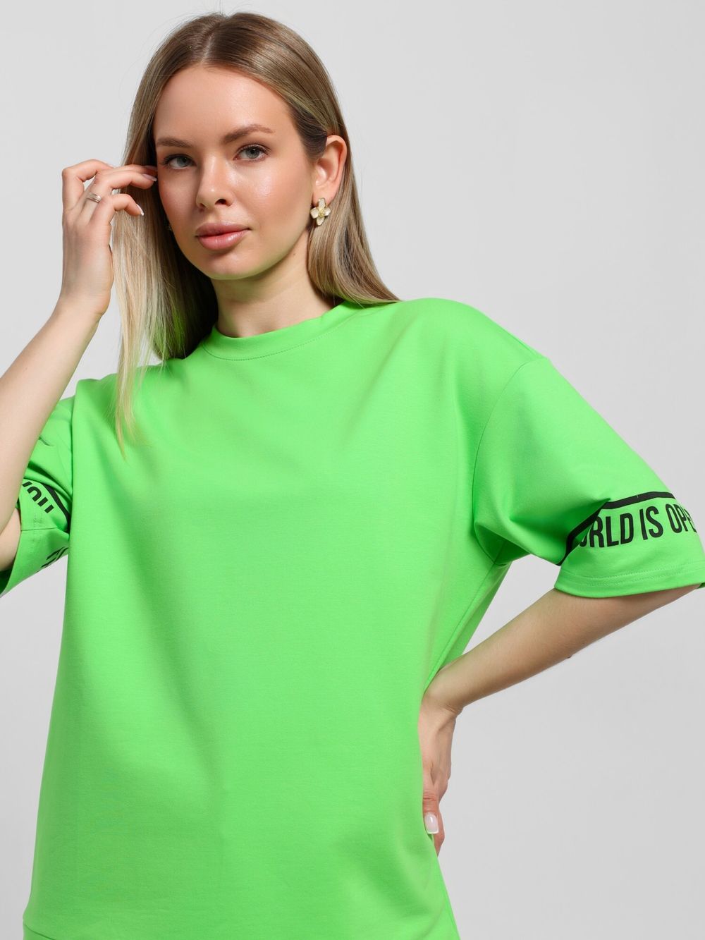 Футболка Терри-2 Виотекс САЛАТОВЫЙ