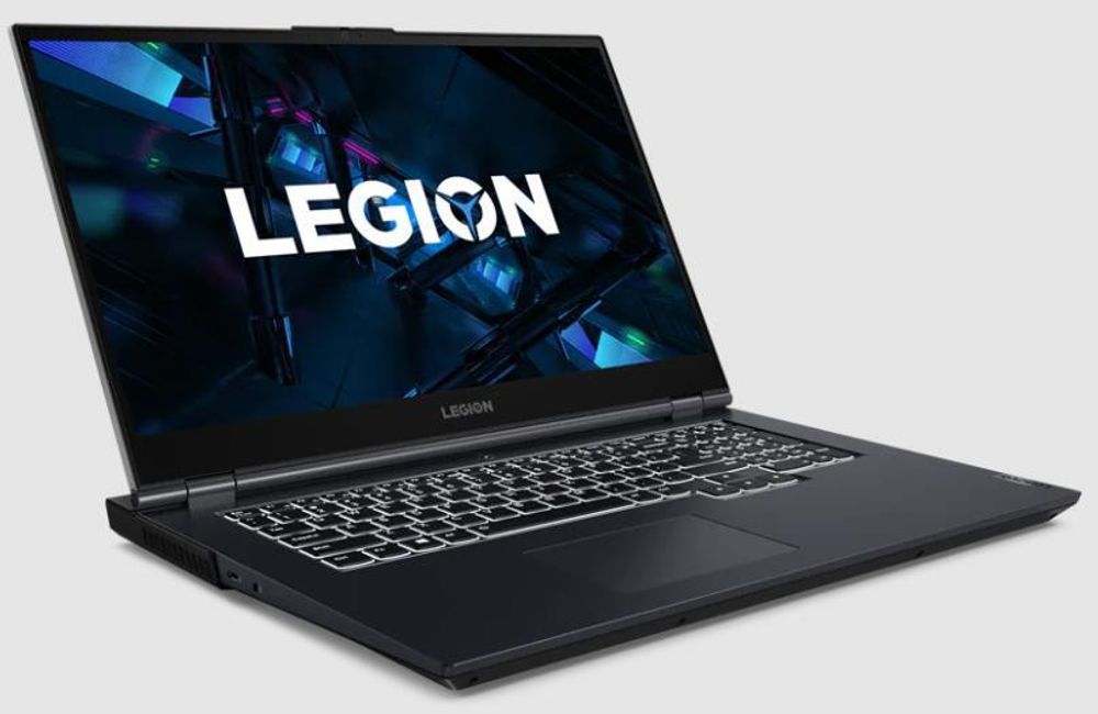 Ноутбук Lenovo Legion 5 17ITH6H, 17.3&amp;quot; (1920x1080) IPS 144Гц/Intel Core i5-11400H/8ГБ DDR4/512ГБ SSD/NVIDIA GeForce RTX 3060 6ГБ/Без ОС, темно-синий [82JM000JRM]