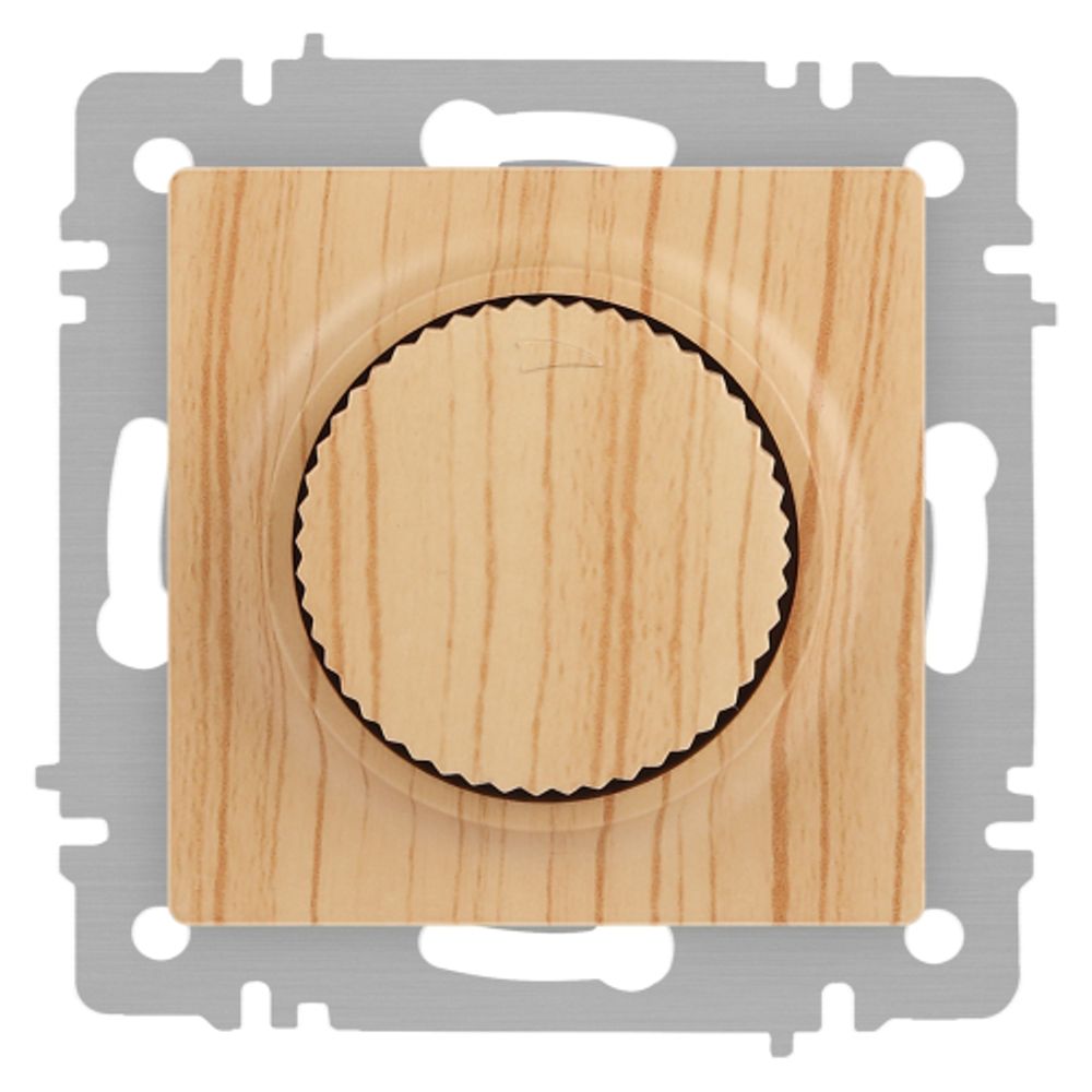 Светорегулятор Intro Accent 6-401-11 поворотный, 600Вт 230В, IP20, СУ, сосна