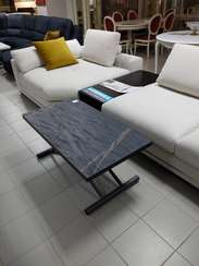 Стол-трансформер Twist, 60-120х110 см, черный