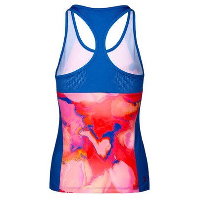 Женская теннисная майка BIDI BADU Jua Tech Tank Top Women - Blue, Multicoloured